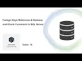 Foreign key reference Check Constraint SQL Server