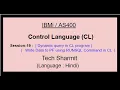write pf using RUNSQL in CL program Dynamic write file records using CL program Dynamic SQL
