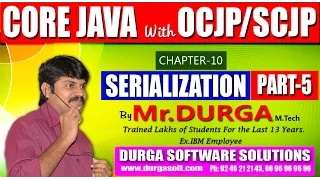 Core Java With - Serialization-Part 5