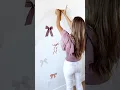 Transform Your Space with Coquette Bow Wall Decals Feminine Aesthetic Room Makeover