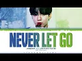 Jung Kook 'Never Let Go' Lyrics [2024 BTS FESTA] (정국 Never Let Go 가사) [Color Coded_Eng]