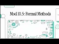 Software Engineering Course Chapter 10 10 5 Formal Methods Chapter Summary