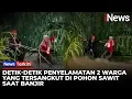 Rombongan Bupati Evakuasi 2 Warga yang Terjebak di Pohon Sawit Akibat Banjir | iNews Terkini