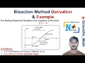 Bisection Method with and Example l MATLAB Code For Bisection Method