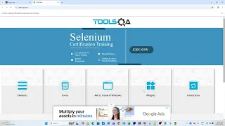 Java Selenium Framework - Module 04c Widgets