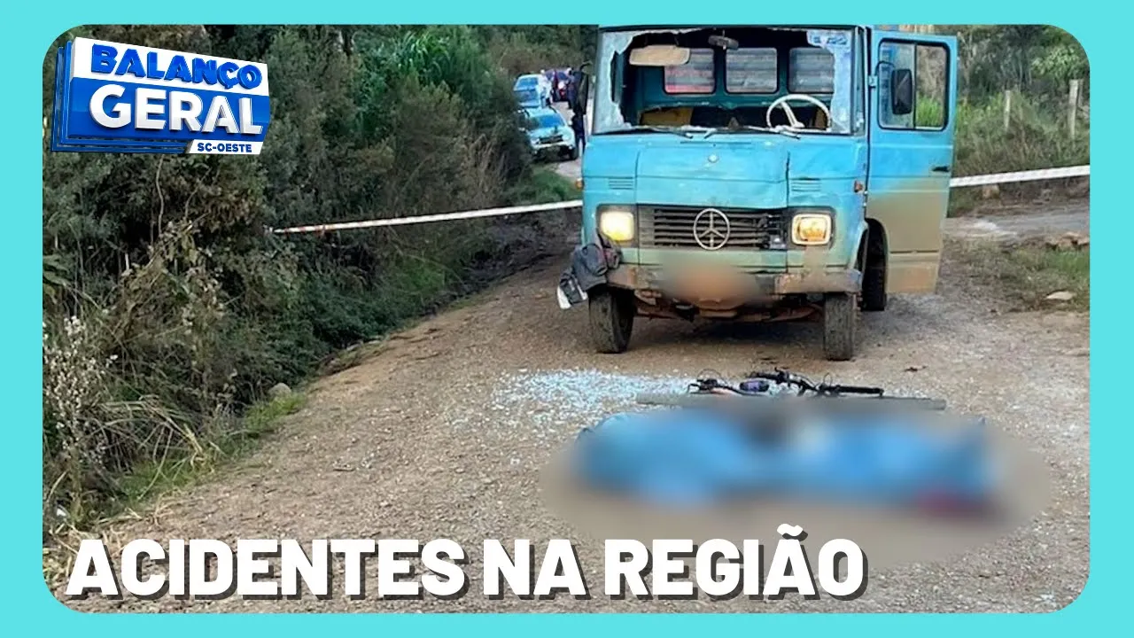 Acidentes nas regiões de Caçador e Abelardo Luz deixam dois homens mortos e outro ferido