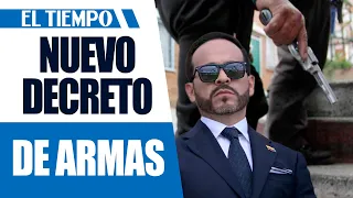 Presidente firma decreto que levanta suspensión al porte de armas | EL TIEMPO