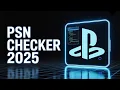 Ultimate PSN Account Checker Tool - Full Guide Features Updates Tutorial 2025