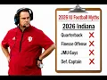 Top Myths abouth 2026 IU Football Heading into the Season