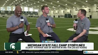 Michigan State Fall Camp Storylines Team Culture Offensive Production and More B1G Today