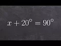 Finding the complement and supplement of two angles