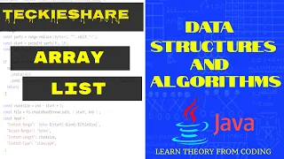Data Structures and Algorithms ArrayList Java Teckieshare Part - I