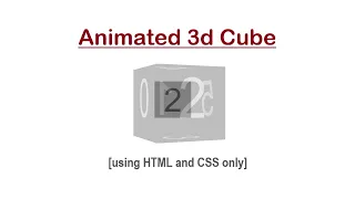 3d Rotating Cube Animation Using HTML5 CSS3 CodeEra HTML CSS