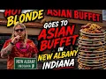 Hot blonde goes to asian buffet in new albany indiana