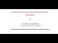 correlation coefficient pearson correlation coefficient spearman correlation coefficient