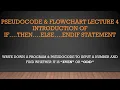 Introduction of IF THEN ELSE ENDIF statement