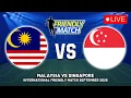 Download Lagu 🔴 LIVE - Malaysia VS Singapore - International Friendly Match September 2025