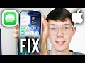 How To Fix iPhone Not Receiving Text Messages - Step By Step