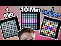 Making a Launchpad Lightshow in 1 MINUTE 10 MINUTES 1 HOUR