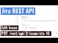 Jira REST API - Edit an Issue
