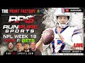 NFL WEEK 18 VEGAS AND DFS PLAYS - PRINT FACTORY