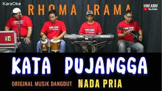 rhoma irama kata pujangga karaoke nada pria