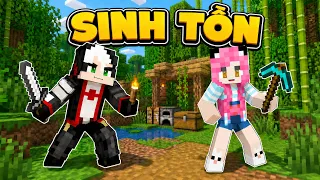 REDHOOD KHỞI ĐẦU SINH TỒN ĐÃ GẶP PHẢI TRÙM CUỐI TRONG MINECRAFT*CÙNG MỀU SỐNG TRONG MINECRAFT