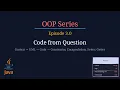 Java OOP Ep 3 Classes Objects Encapsulation