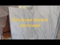 FlexStone Shower Wall Install