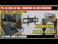TCL 65 INCH 4K TV WALL MOUNTING 65 INCH QLED TV WALL MOUNTING FIXABLE BRACKET TV FITTING TV