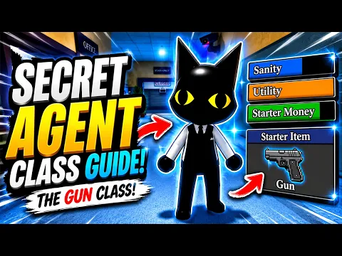 SECRET AGENT CLASS in Animal Hospital Roblox - Gun Class Guide
