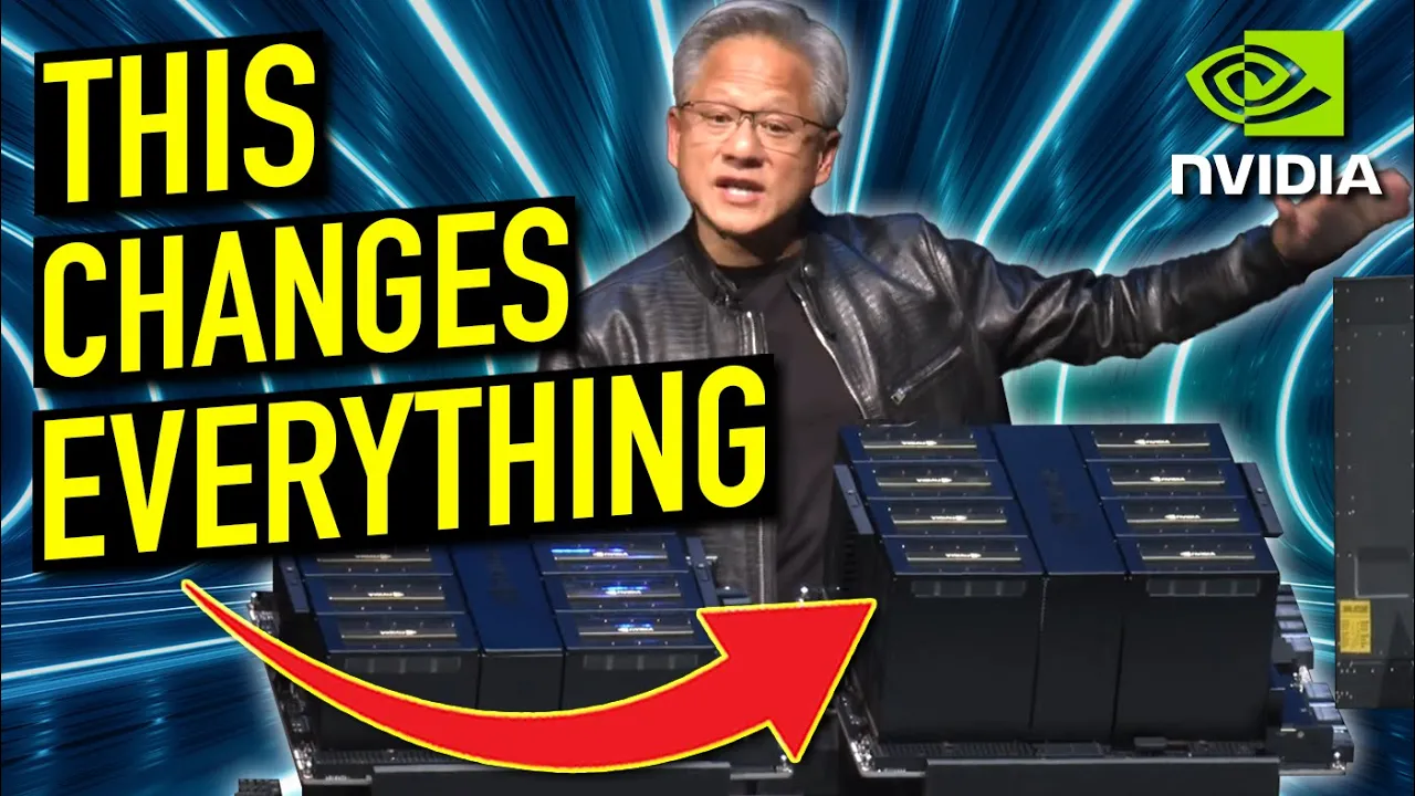 Outline Video NVIDIA CEO Jensen Huang Reveals Breakthrough AI Chip at COMPUTEX 2024 (Supercut)