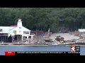 Demolition has begun on the former Okoboji Boat Works facility