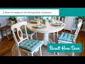 How to Measure Dining Chairs for Dining Chair Cushions from Barnett Home Decor