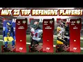 The TOP 10 DEFENSIVE Players from Each Position in Madden 23 Ultimate Team