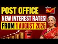 Post Office Interest Rates August 2026 Which Scheme Gives Maximum Returns Banking Baba