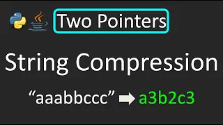 LeetCode - 443 String Compression Two Pointers Technique Python Java