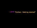 Python Print statements Comments Variables Python Episode 1