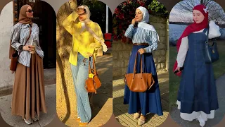 موضة صيف 2025 للبنات محجبات أشيك تنسيقات ملابس للبنات موضة 2025 Hijab Summer Outfits 2025 