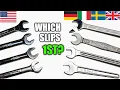 13 Brands of European vs U S Wrenches Hazet Wera Snap-On Mac Proto More