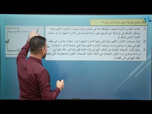 فيزياء السادس الاعدادي - الفصل الرابع - الموجات الكهرومغناطيسية (ج3)