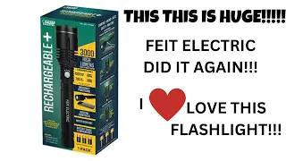 Feit Electric FEIT Rechageable Flashlight 3000 Lumens Power Bank REVIEW