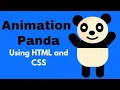 Animation Panda using html and css only