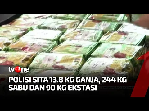 Bareskrim Polri Musnahkan Ratusan Kilogram Barang Bukti Narkoba