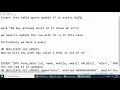 Insert into table query update if it exists MySQL