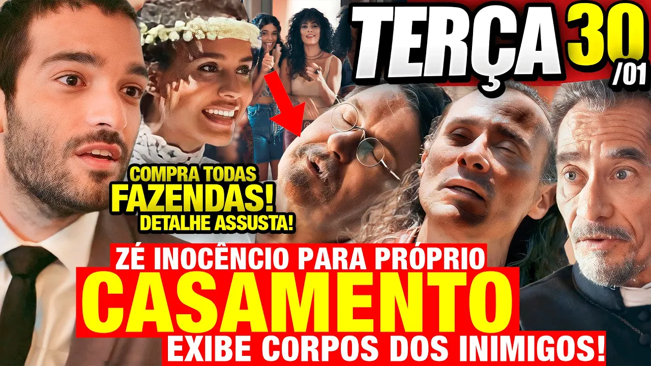 RENASCER - Capítulo de hoje 30/01 TERÇA - Resumo Completo da Novela Renascer Hoje 30/01/24