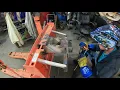 Turning a electric pallet jack into forks for my tractor