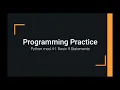 Python Practice Programming Module 4-1 Creating Basic If Statements