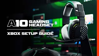 How To Set Up ASTRO A10 Headset Gen 2 with Xbox Series X S