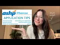 PGY1 Pharmacy Residency Applications - PhORCAS Tips Advice